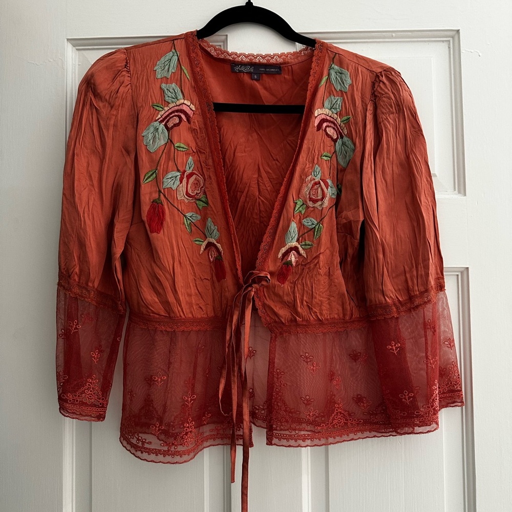 Hale Bob silk blouse